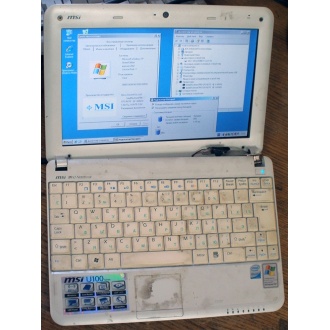 Нетбук MSI Wind U100 (Intel Atom N270 1.66Ghz /1024Mb DDR2 /120Gb /10" 1024x600) - Щелково