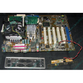 Материнская плата Asus P4PE (FireWire) с процессором Intel Pentium-4 2.4GHz s.478 и памятью 768Mb DDR1 Б/У (Щелково)