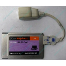Сетевая карта для ноутбука 3COM Mehahertz 3CCFE574BT (PCMCIA) - Щелково